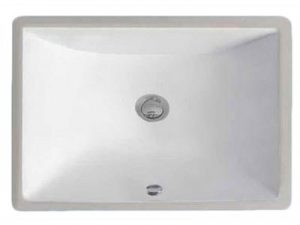 AS225 Lrg rec porcelain sink